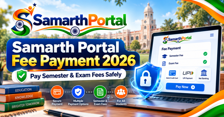 Samarth Portal Fee Payment 2026: Pay Semester & Exam Fees Safely