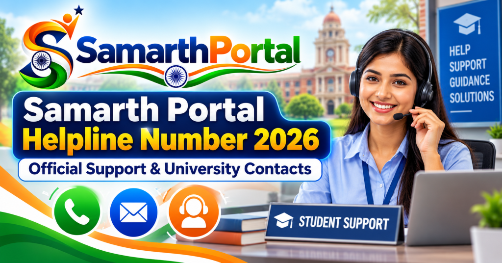 Samarth Portal Helpline Number 2026: Official Support & University Contacts
