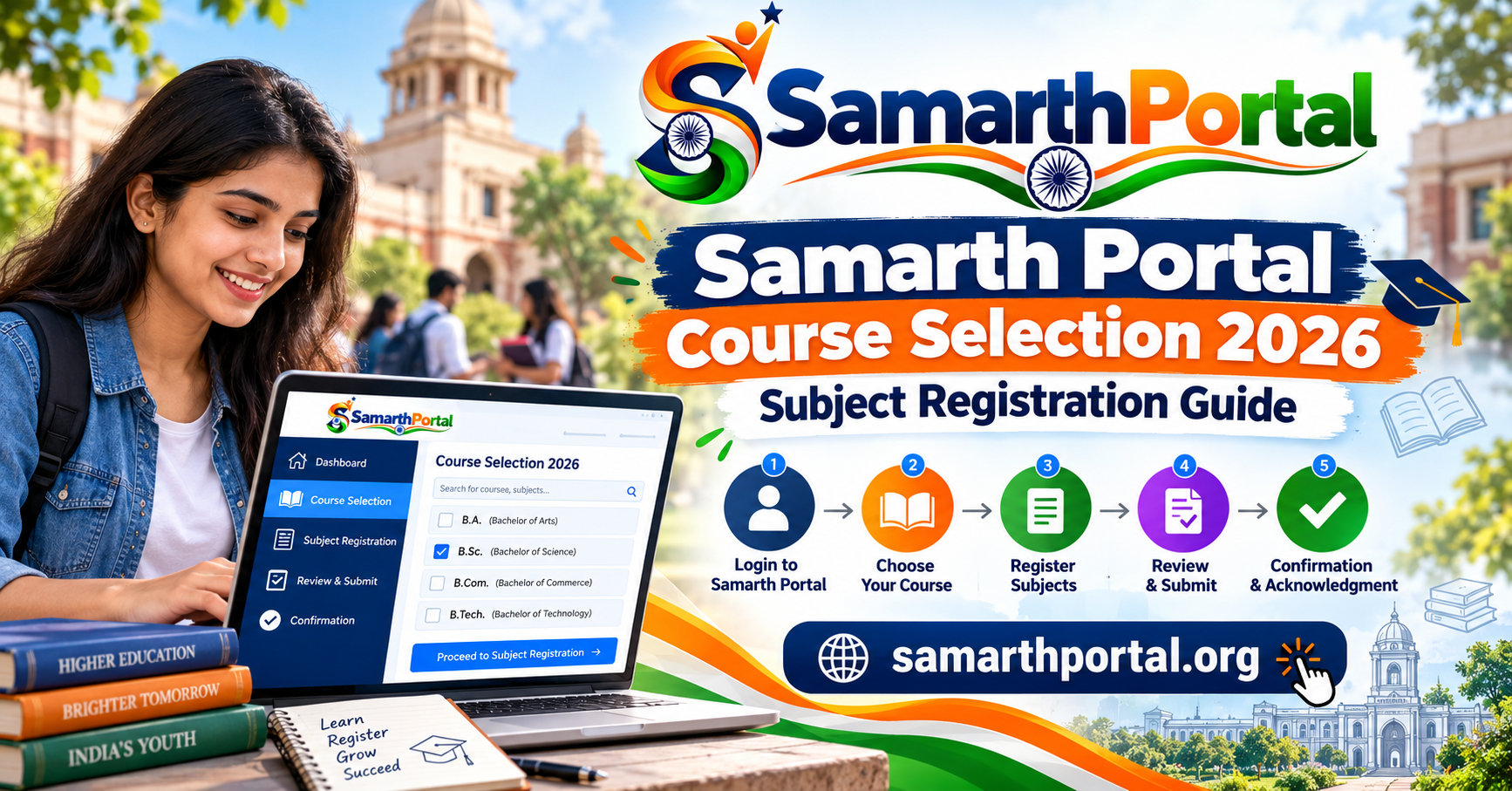 Samarth Portal Course Selection 2026: Subject Registration Guide